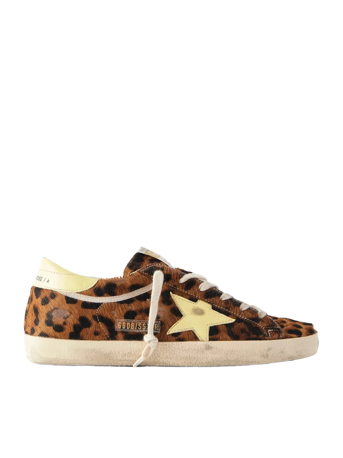 Super-star Horsy Distressed Animal-print Calf-hair And Leather Sneakers - Animal Print Super-star Horsy Distressed Animal-print Calf-hair And Leather Sneakers - Animal Print