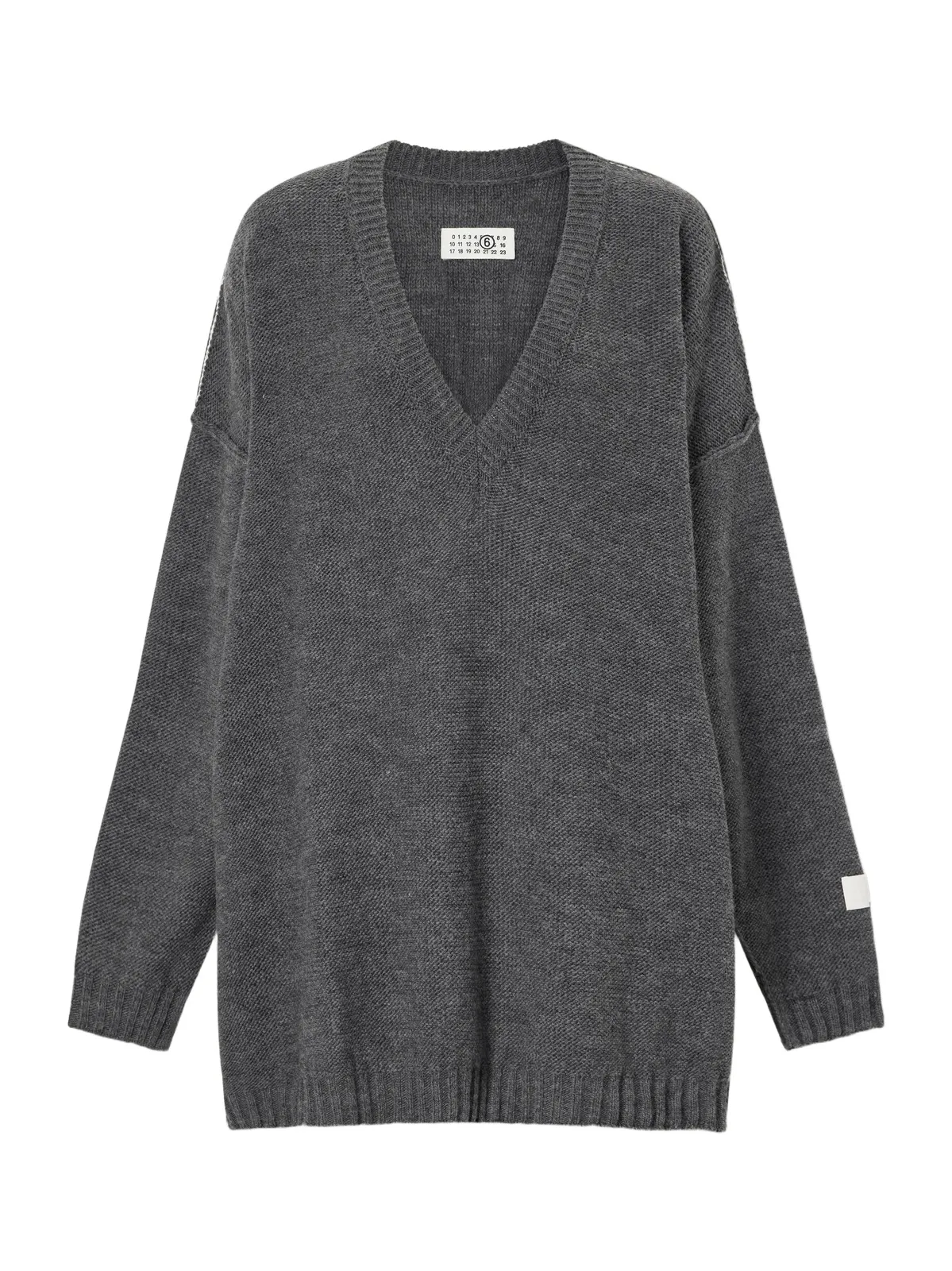 Oversized Wool And Alpaca-blend Sweater - Gray