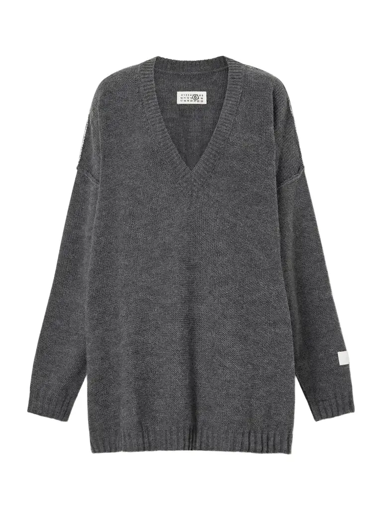 MM6 MAISON MARGIELA Oversized Wool And Alpaca-blend Sweater | Image 1 MM6 MAISON MARGIELA Oversized Wool And Alpaca-blend Sweater | Image 1