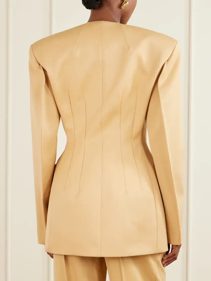Wardrobe.NYC + Rhw Double-breasted Twill Mini Dress | Thumbnail 4