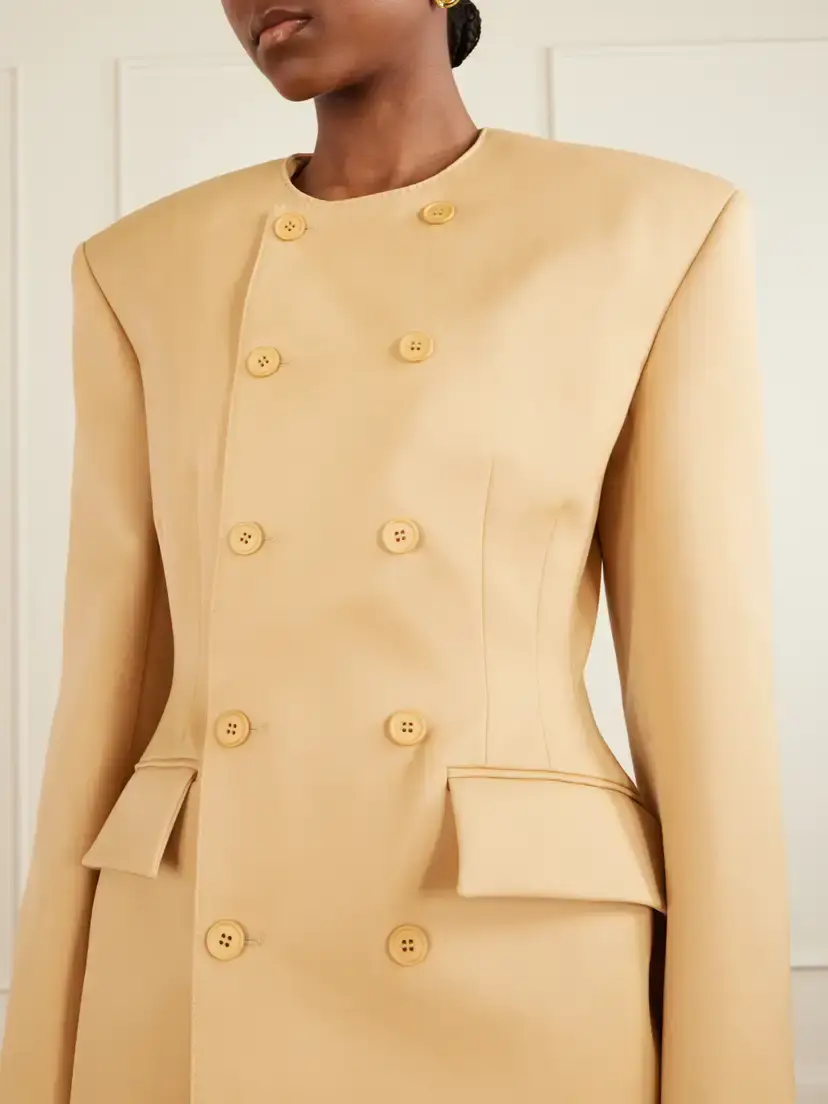 Wardrobe.NYC + Rhw Double-breasted Twill Mini Dress | Thumbnail 5
