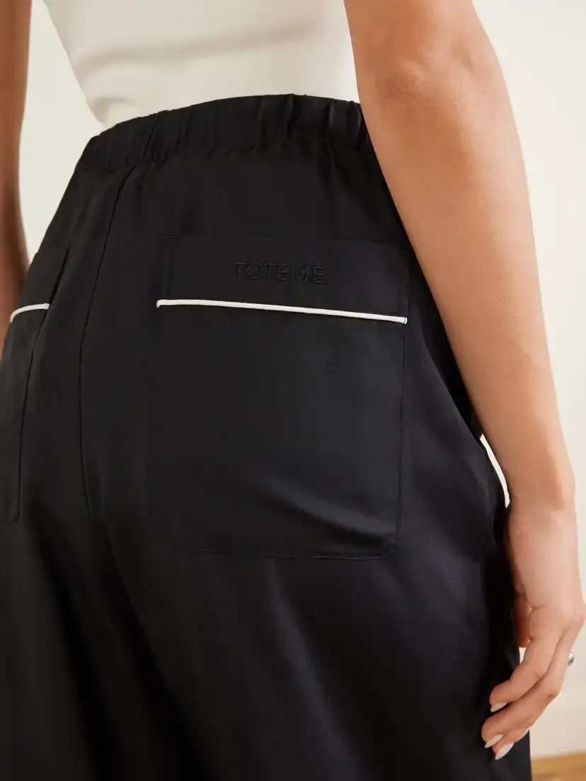 TOTEME Silk Wide-leg Pants | Thumbnail 4 TOTEME Silk Wide-leg Pants | Thumbnail 4