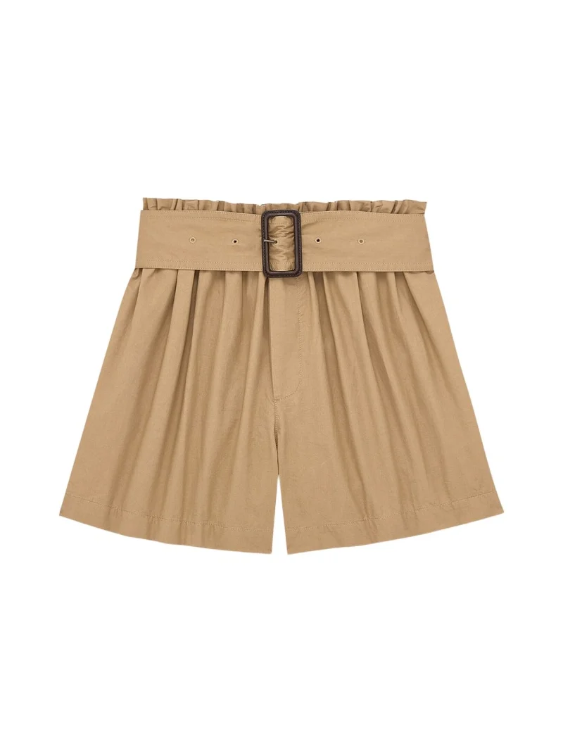 Yves Saint Laurent Paperbag bermuda shorts in cotton