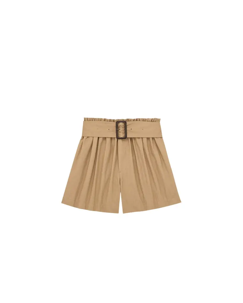 Yves Saint Laurent Paperbag bermuda shorts in cotton | Image 1 Yves Saint Laurent Paperbag bermuda shorts in cotton | Image 1