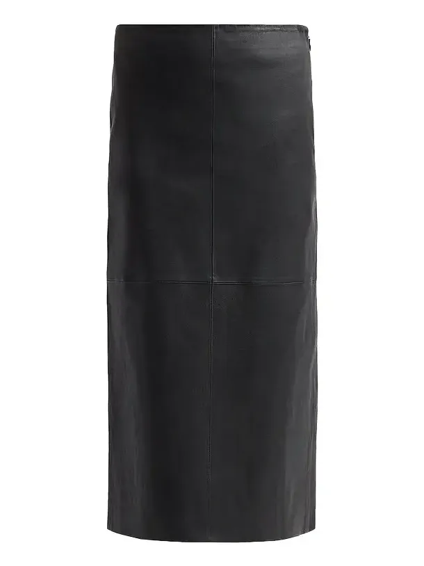 Women's Raven Leather Pencil Skirt Women's Raven Leather Pencil Skirt