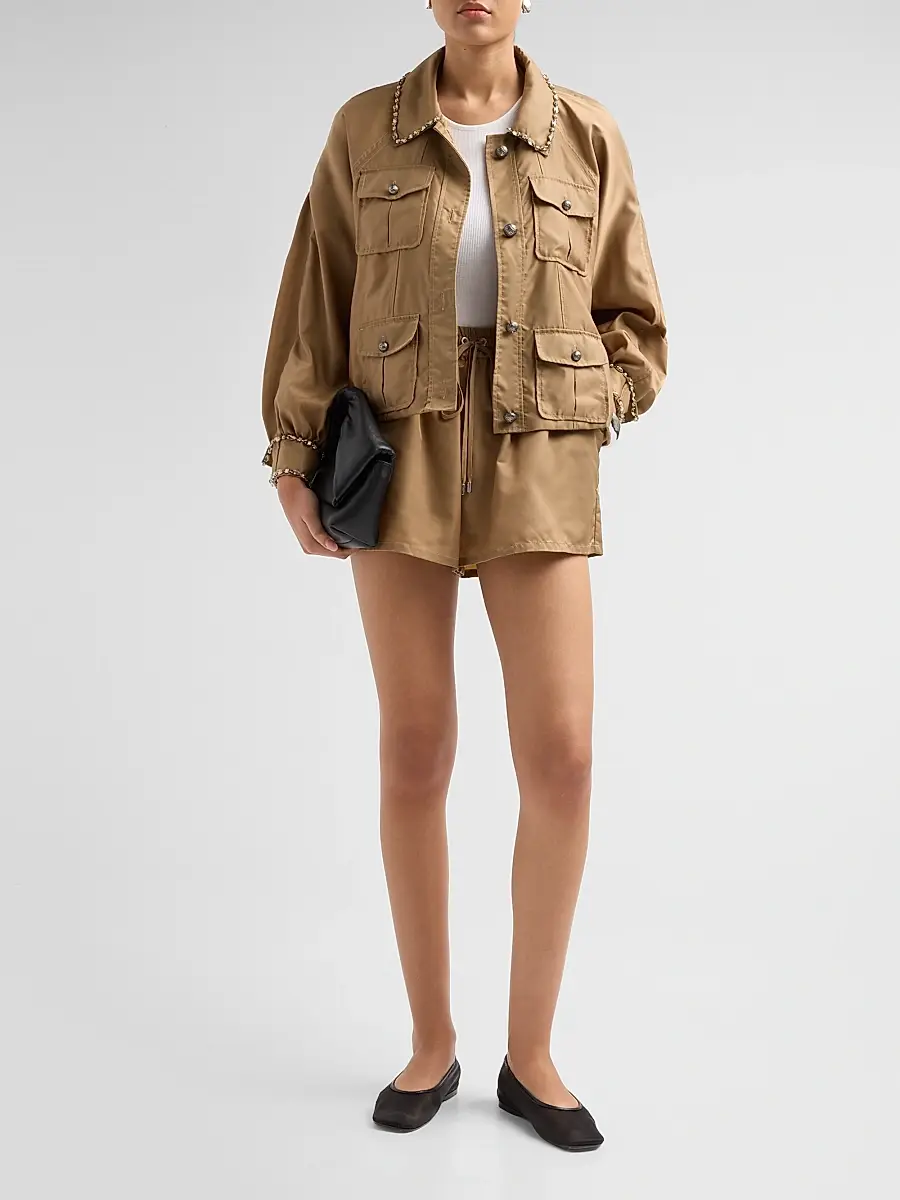 Cinq à Sept Women's Kendra Drawstring Shorts | Thumbnail 2