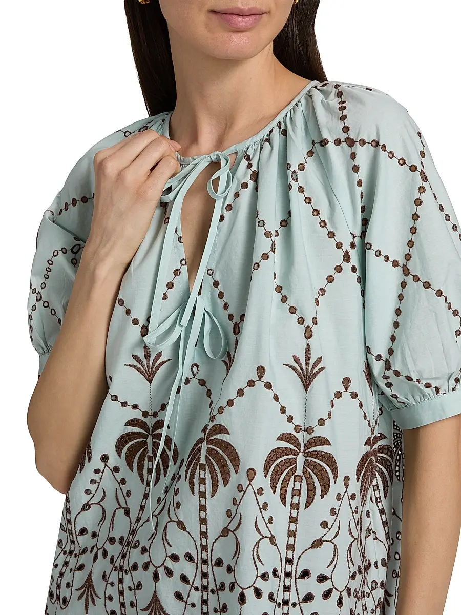 RAILS Women's Catalene Embroidered Cotton Top | Thumbnail 6