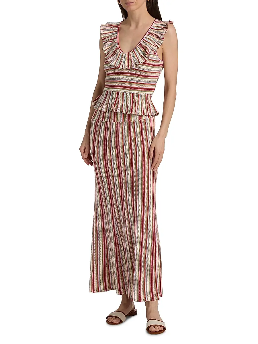RAILS Women's Nari Striped Cotton Maxi Skirt | Thumbnail 2 RAILS Women's Nari Striped Cotton Maxi Skirt | Thumbnail 2