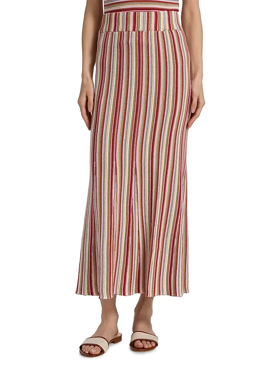 RAILS Women's Nari Striped Cotton Maxi Skirt | Thumbnail 3 RAILS Women's Nari Striped Cotton Maxi Skirt | Thumbnail 3