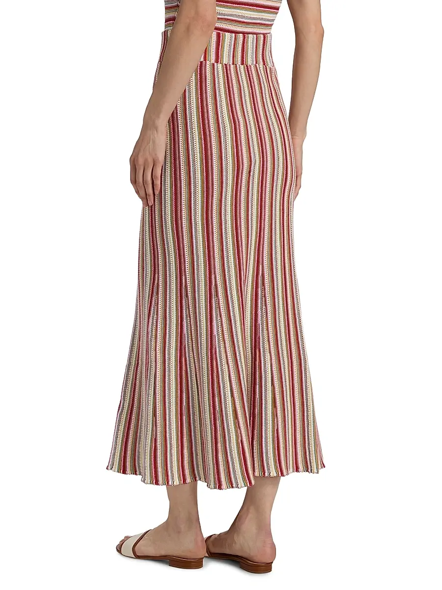 RAILS Women's Nari Striped Cotton Maxi Skirt | Thumbnail 5 RAILS Women's Nari Striped Cotton Maxi Skirt | Thumbnail 5