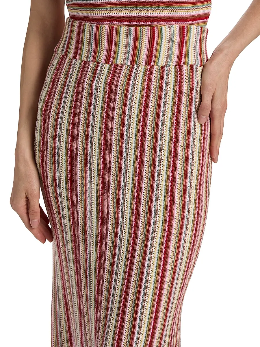 RAILS Women's Nari Striped Cotton Maxi Skirt | Thumbnail 6 RAILS Women's Nari Striped Cotton Maxi Skirt | Thumbnail 6