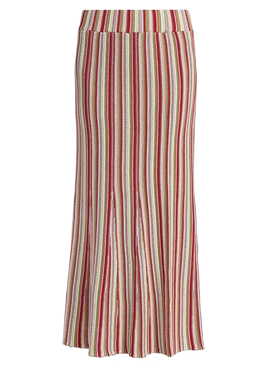 RAILS Women's Nari Striped Cotton Maxi Skirt - Havana Stripe - Size XS | Image 1 RAILS Women's Nari Striped Cotton Maxi Skirt - Havana Stripe - Size XS | Image 1