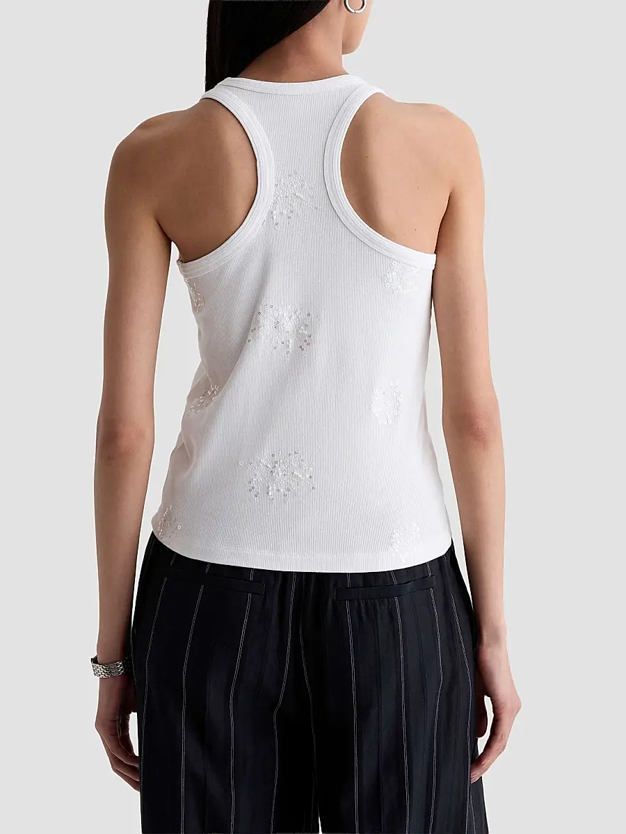 AG Jeans Women's Michelle Rib-Knit Tank | Thumbnail 3 AG Jeans Women's Michelle Rib-Knit Tank | Thumbnail 3