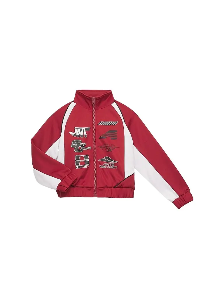 AMIRI Little Kid's & Kid's Sporty Track Jacket - Ruby - Size 4 | Image 1 AMIRI Little Kid's & Kid's Sporty Track Jacket - Ruby - Size 4 | Image 1