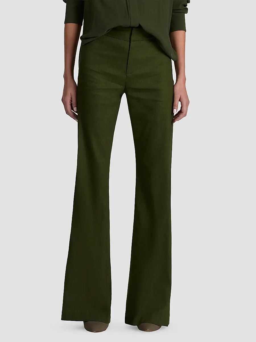 Alice + Olivia Women's Andrew Mr Bootcut Slim-Fit Pants | Thumbnail 4