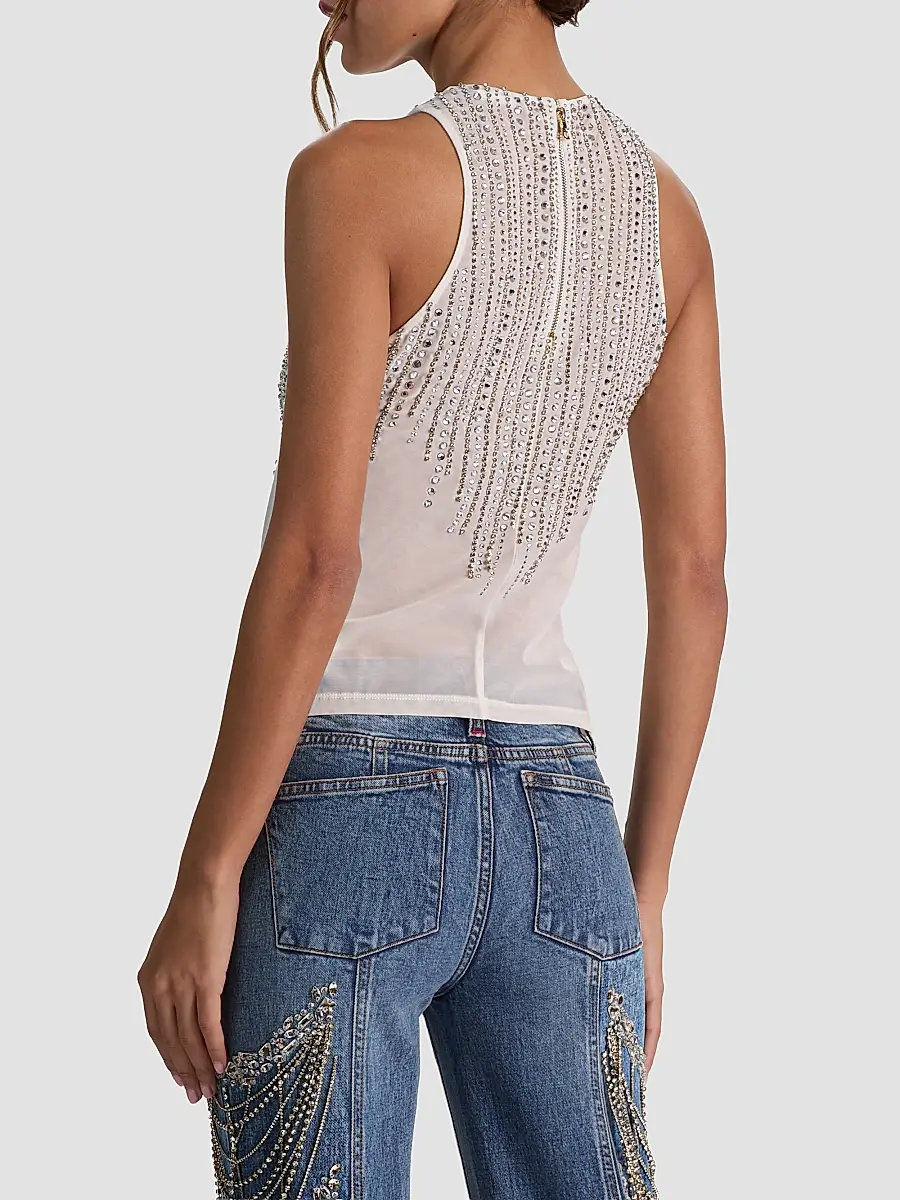 Alice + Olivia Women's Pania Embellished Top | Thumbnail 3