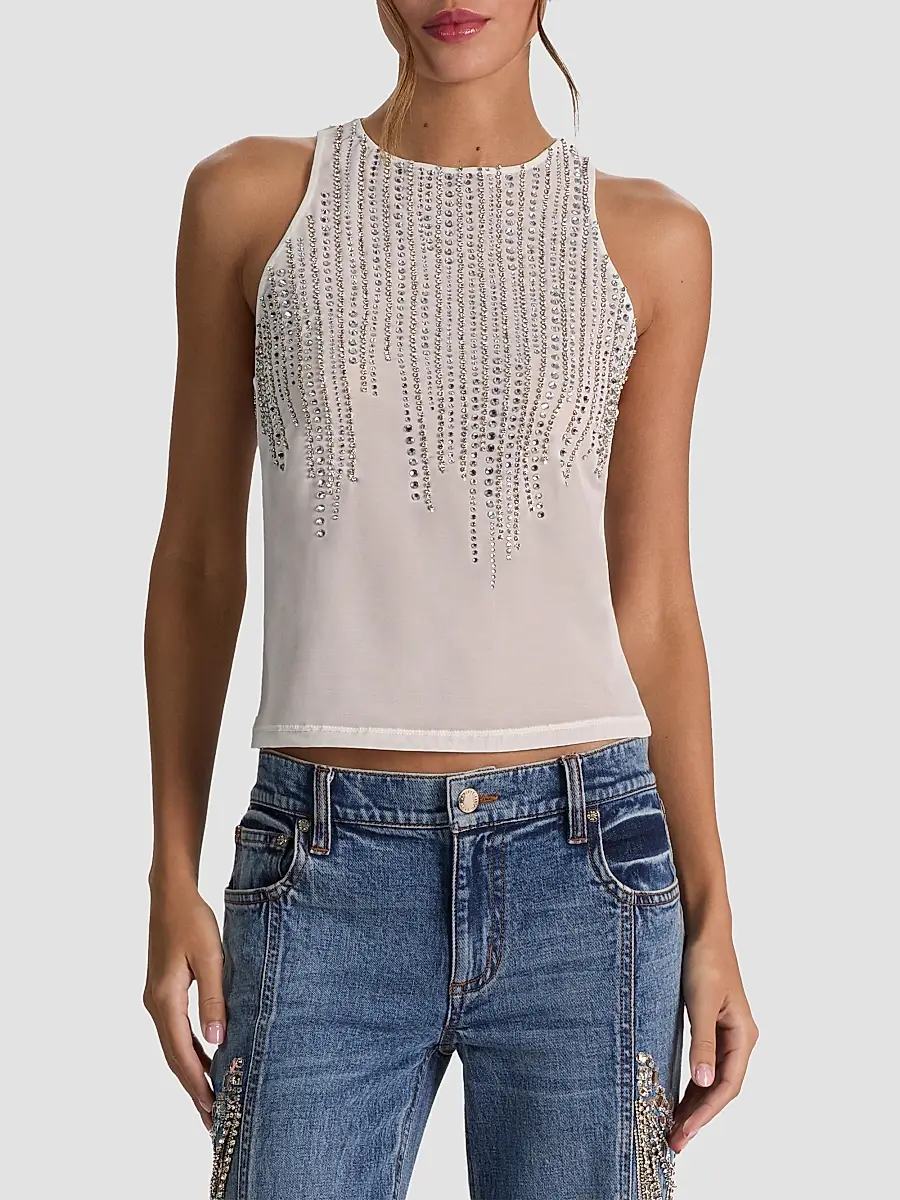 Alice + Olivia Women's Pania Embellished Top | Thumbnail 4