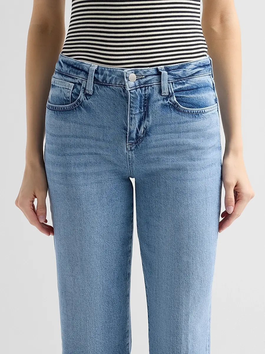 L'Agence Women's Wanda High-Rise Crop Jeans | Thumbnail 5 L'Agence Women's Wanda High-Rise Crop Jeans | Thumbnail 5