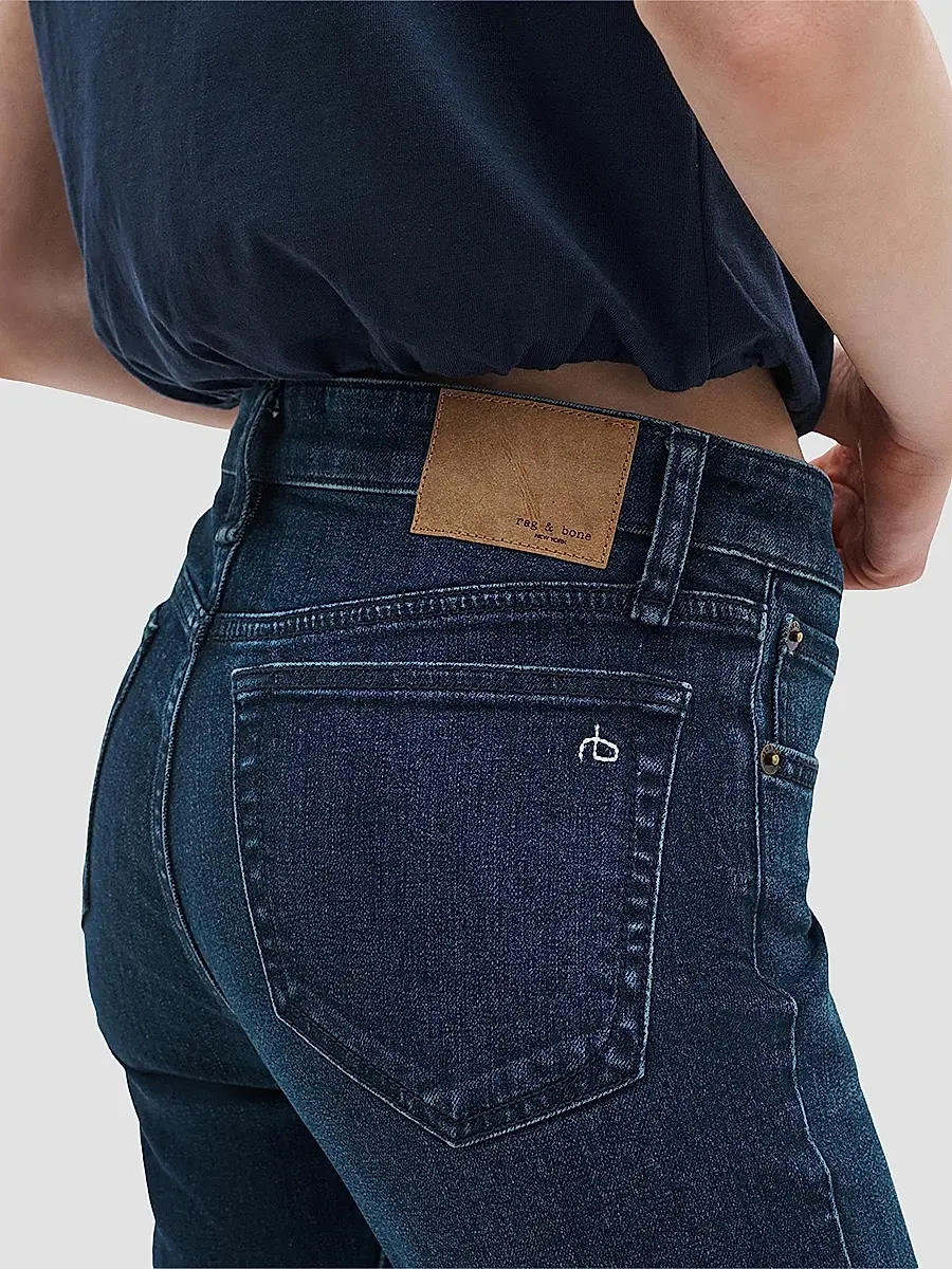 rag & bone Women's Kinsley Low-Rise Bootcut Jeans | Thumbnail 5