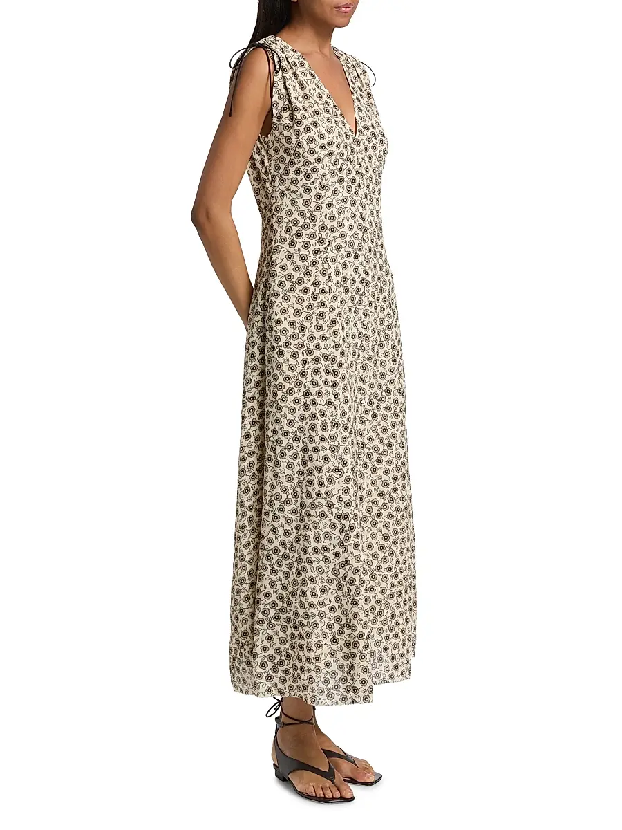 rag & bone Women's Emmet Floral Midi-Dress | Thumbnail 4 rag & bone Women's Emmet Floral Midi-Dress | Thumbnail 4