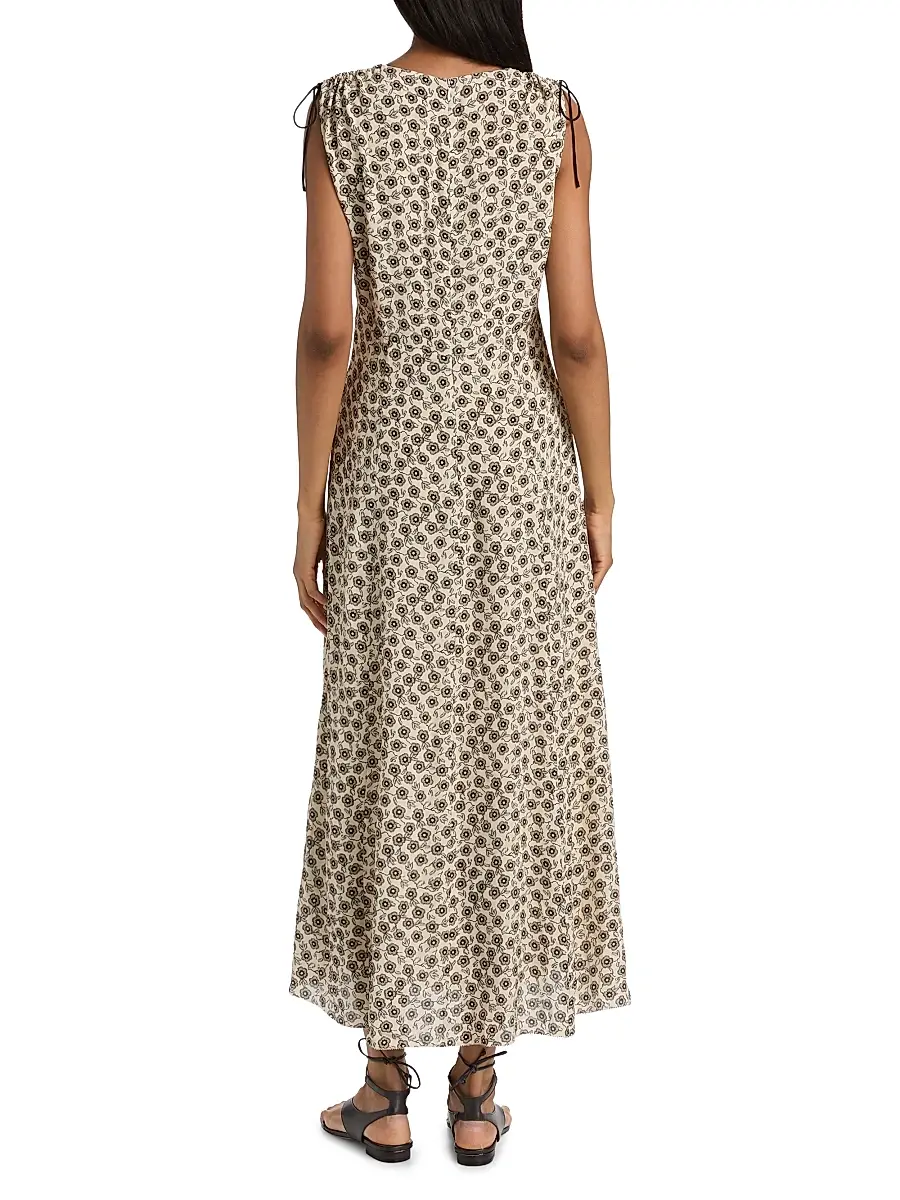 rag & bone Women's Emmet Floral Midi-Dress | Thumbnail 5 rag & bone Women's Emmet Floral Midi-Dress | Thumbnail 5