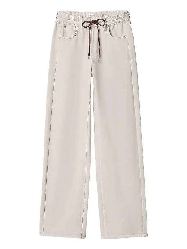 Women's rb Miramar Drawstring Terry Wide-Leg Track Jeans Women's rb Miramar Drawstring Terry Wide-Leg Track Jeans
