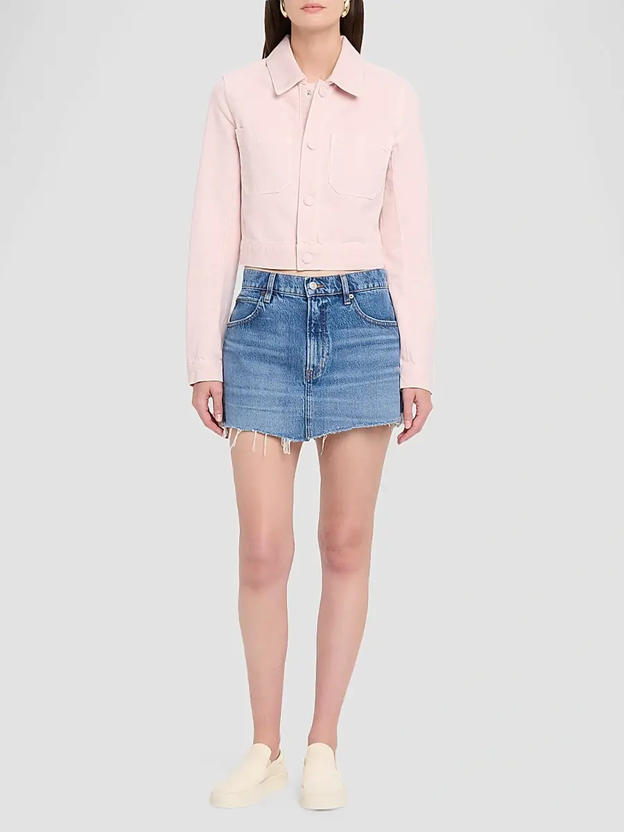 Frame Women's The Small Denim Jacket | Thumbnail 2 Frame Women's The Small Denim Jacket | Thumbnail 2