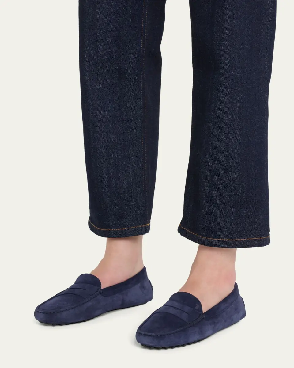 Tod's Gommini Suede Driver Penny Loafers | Thumbnail 2