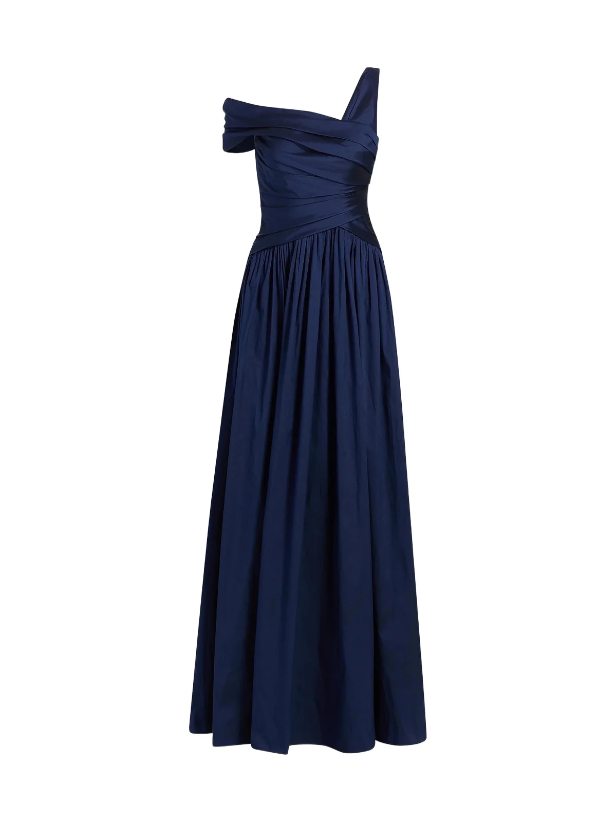 THEIA Women's Avery Asymmetric Taffeta Gown