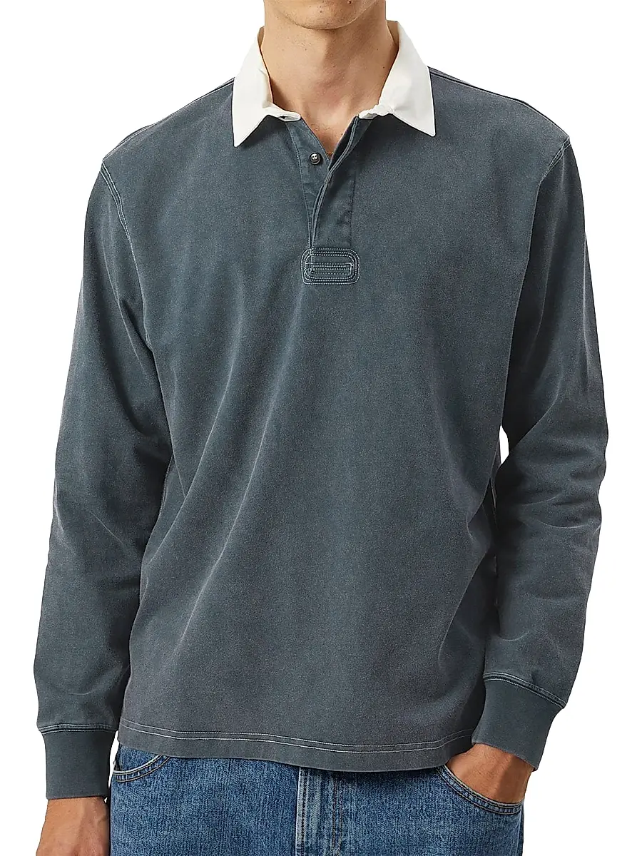 Corridor Men's Rugby Long-Sleeve Polo Shirt | Thumbnail 3 Corridor Men's Rugby Long-Sleeve Polo Shirt | Thumbnail 3