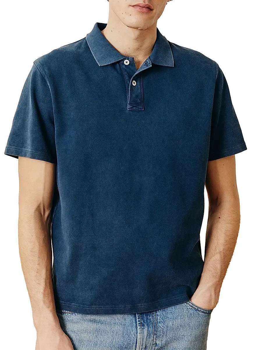 Corridor Men's Piqué Polo Shirt - Navy - Size XXL | Image 1 Corridor Men's Piqué Polo Shirt - Navy - Size XXL | Image 1