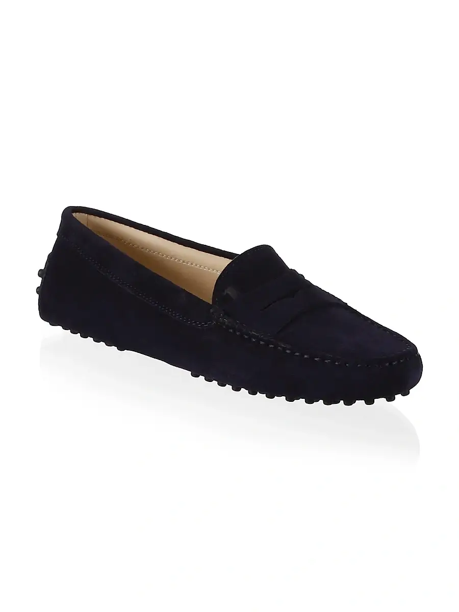 Tod's Women's Gommini Suede Driving Loafers | Thumbnail 2