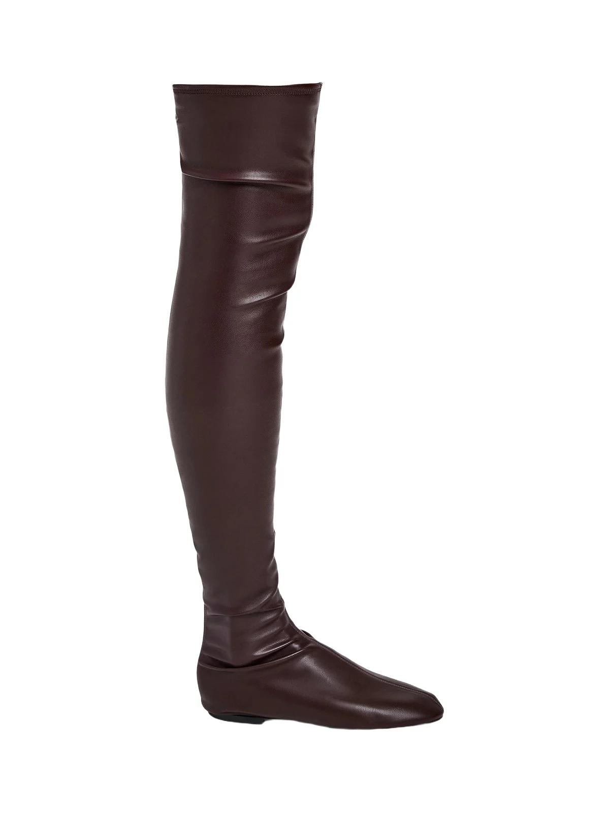 Women's Tee Faux Leather Over-The-Knee Boots Women's Tee Faux Leather Over-The-Knee Boots