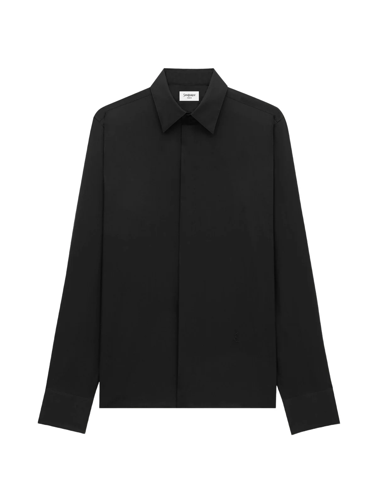 Men's Cassandre Shirt in Cotton Voile - Noir Men's Cassandre Shirt in Cotton Voile - Noir