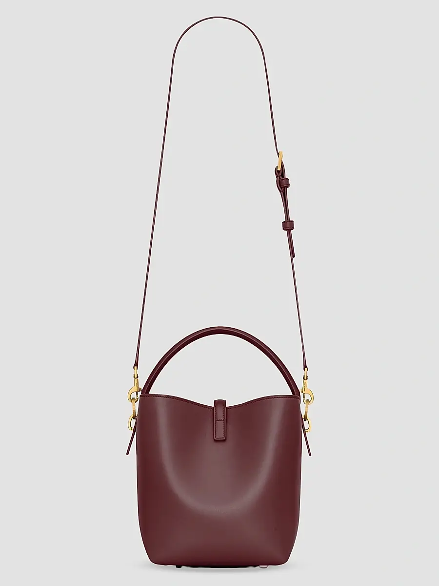 Saint Laurent Women's Le 37 Small Bucket Bag in Shiny Leather | Thumbnail 2 Saint Laurent Women's Le 37 Small Bucket Bag in Shiny Leather | Thumbnail 2