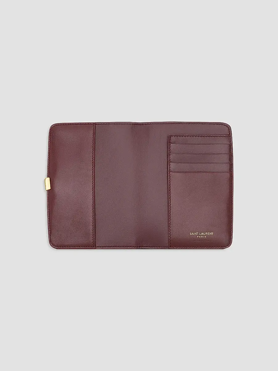 Saint Laurent Women's Voltaire Passport Case | Thumbnail 2