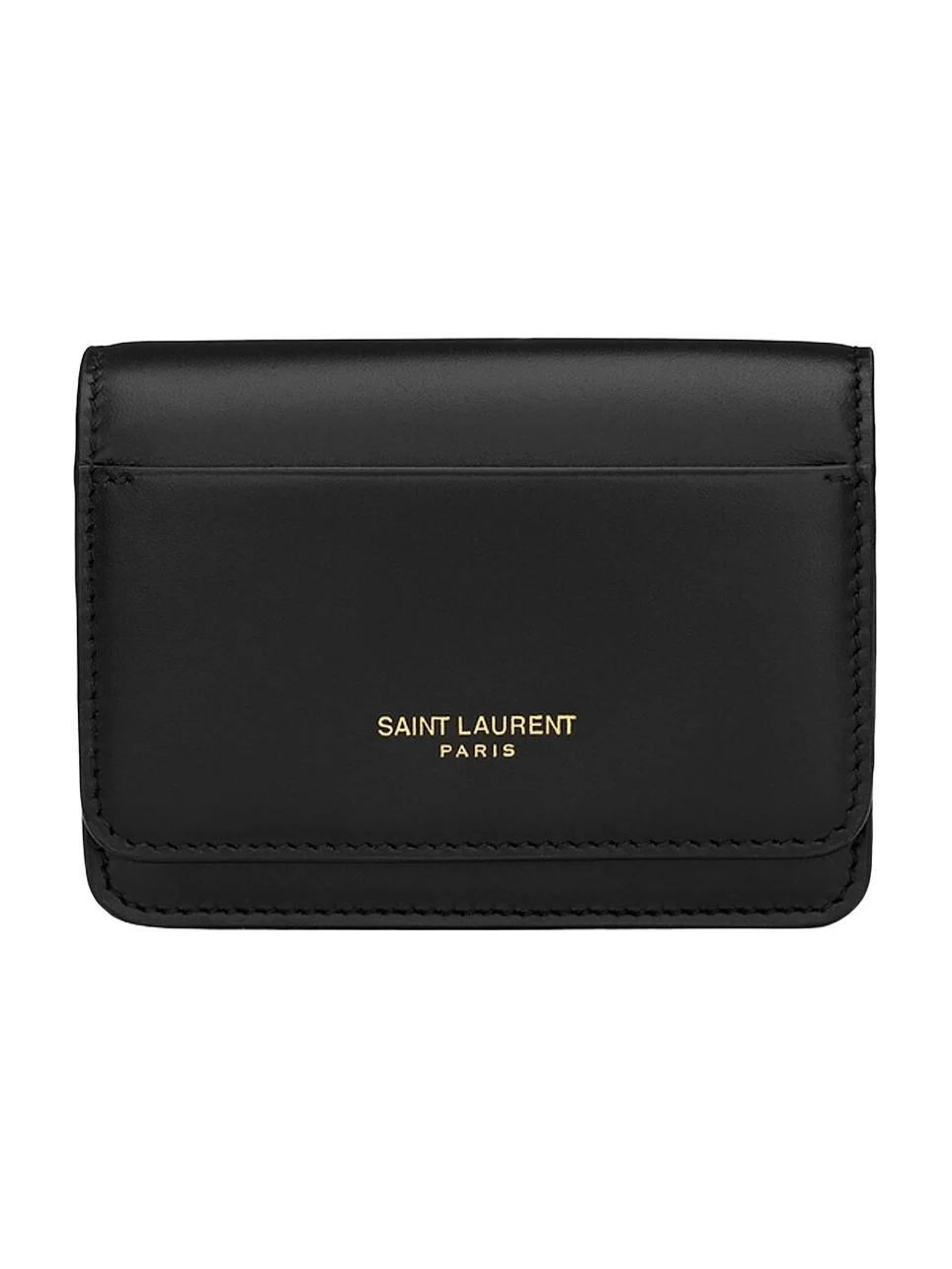 Men's Business Card Case in Smooth Leather - Black Men's Business Card Case in Smooth Leather - Black
