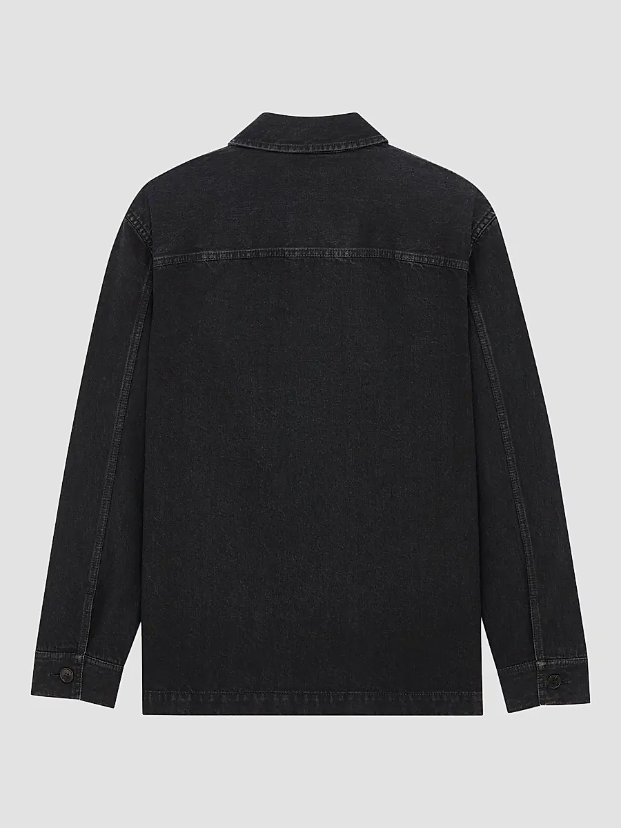 Saint Laurent Men's Cassandre Overshirt in Cotton Linen Gabardine | Thumbnail 2 Saint Laurent Men's Cassandre Overshirt in Cotton Linen Gabardine | Thumbnail 2