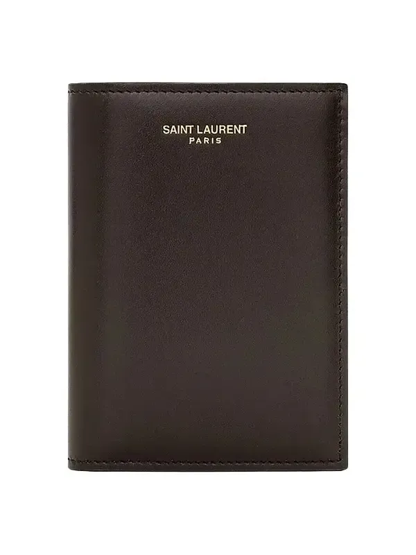 Men's Credit Card Wallet in Two-Tone Smooth Leather Men's Credit Card Wallet in Two-Tone Smooth Leather
