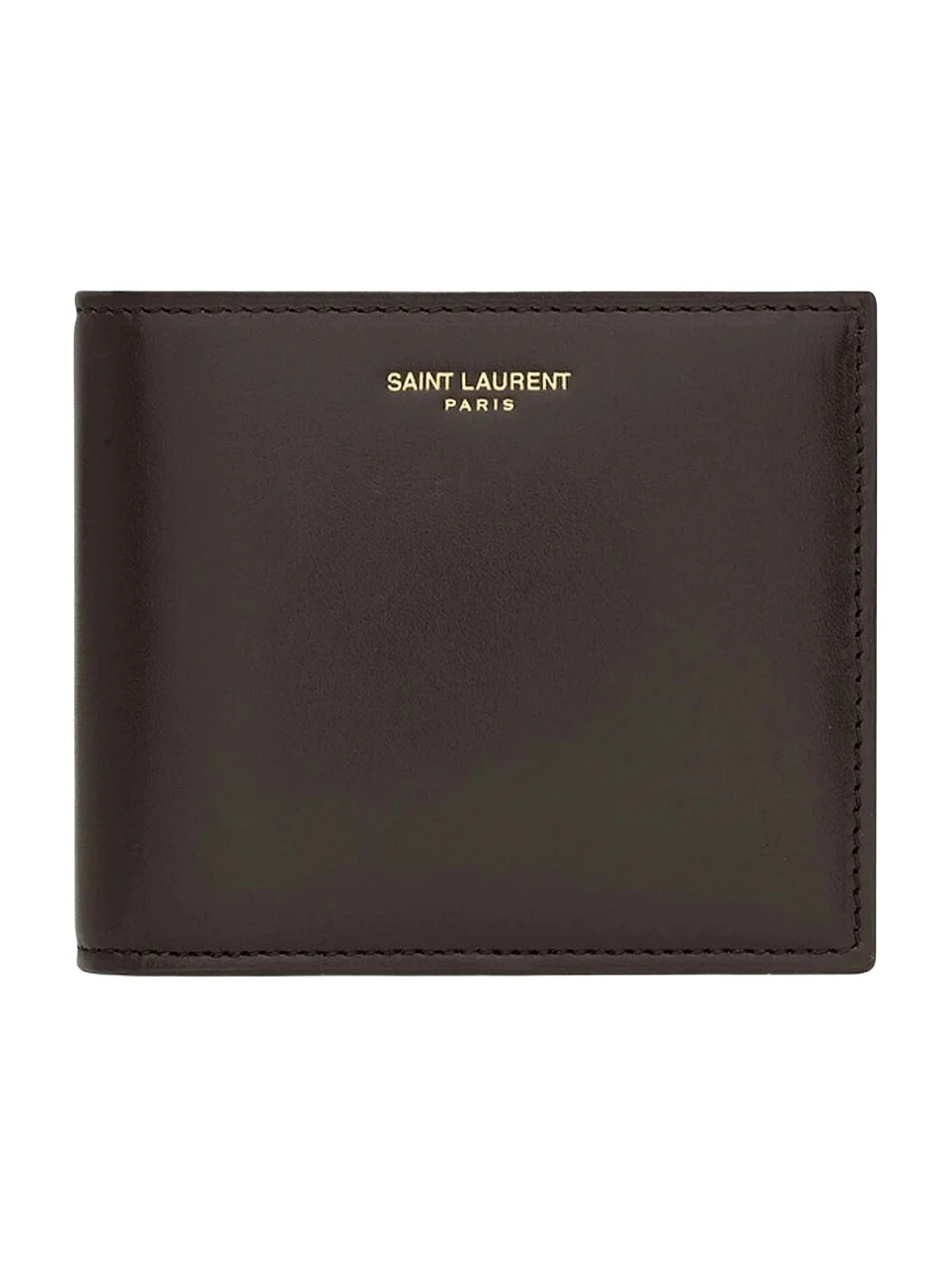 Men's East-West Wallet in Two-Tone Smooth Leather Men's East-West Wallet in Two-Tone Smooth Leather