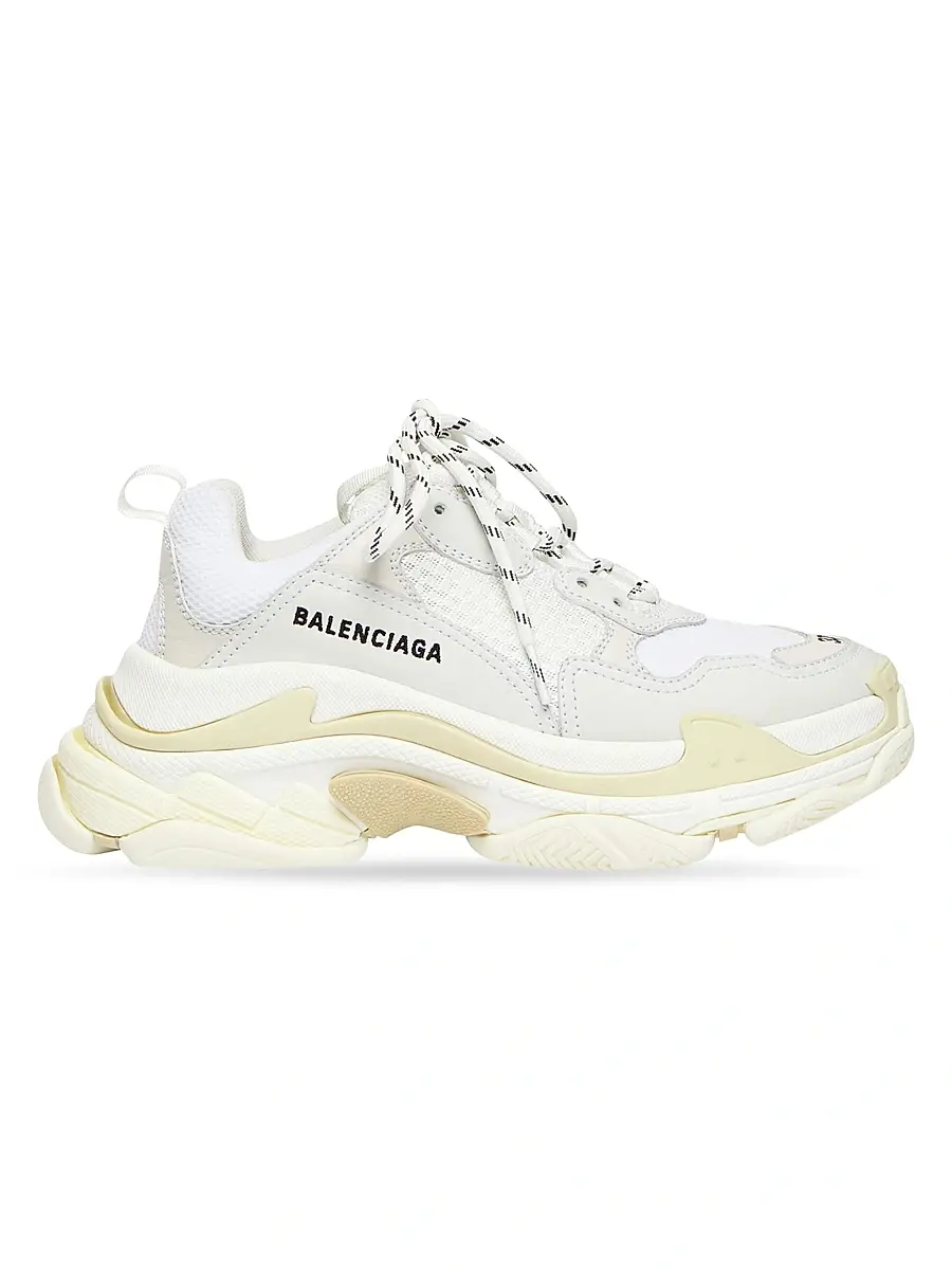 Balenciaga Women's Triple S Sneakers - White | Image 1 Balenciaga Women's Triple S Sneakers - White | Image 1