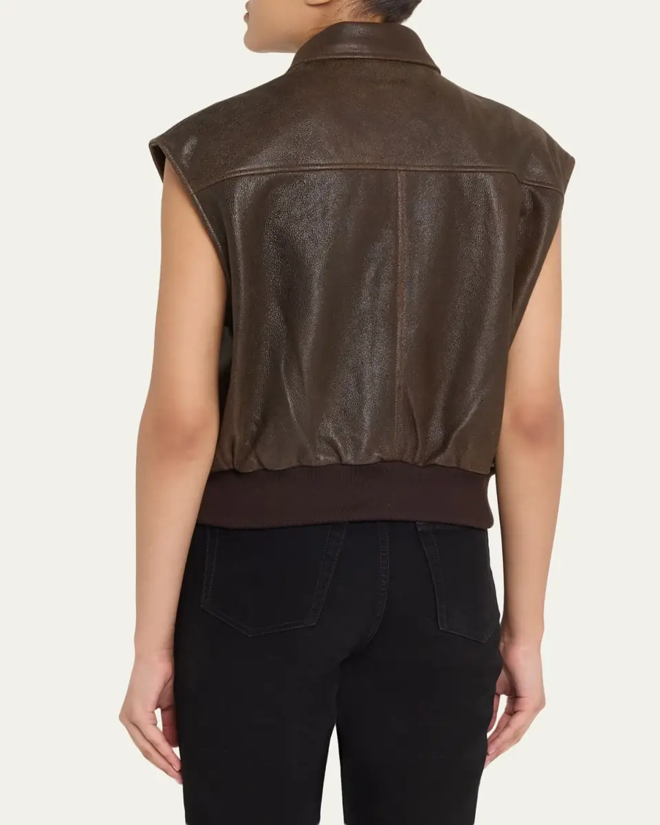 Haikure Val Nappa Leather Vest | Thumbnail 3 Haikure Val Nappa Leather Vest | Thumbnail 3