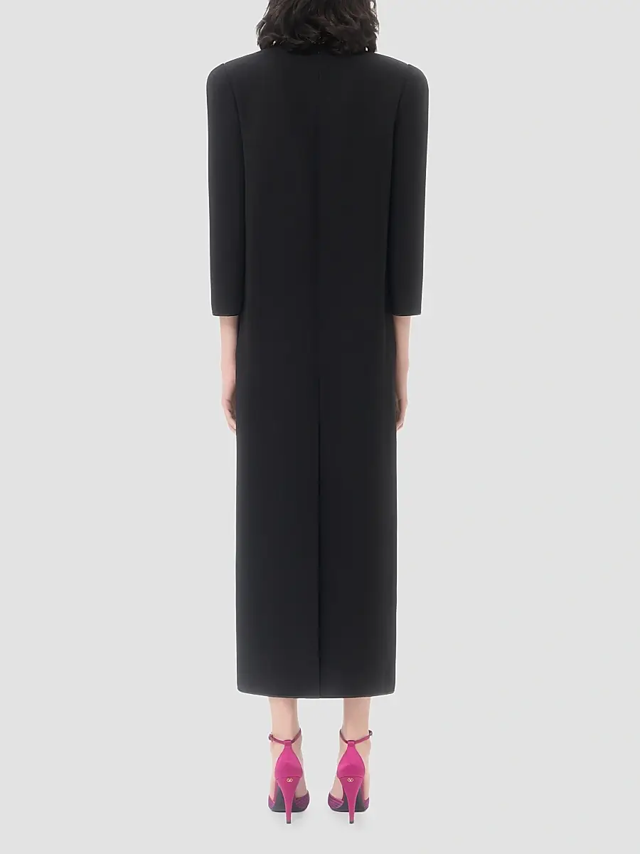 Valentino Women's Cady Couture Embroidered Dress | Thumbnail 4 Valentino Women's Cady Couture Embroidered Dress | Thumbnail 4