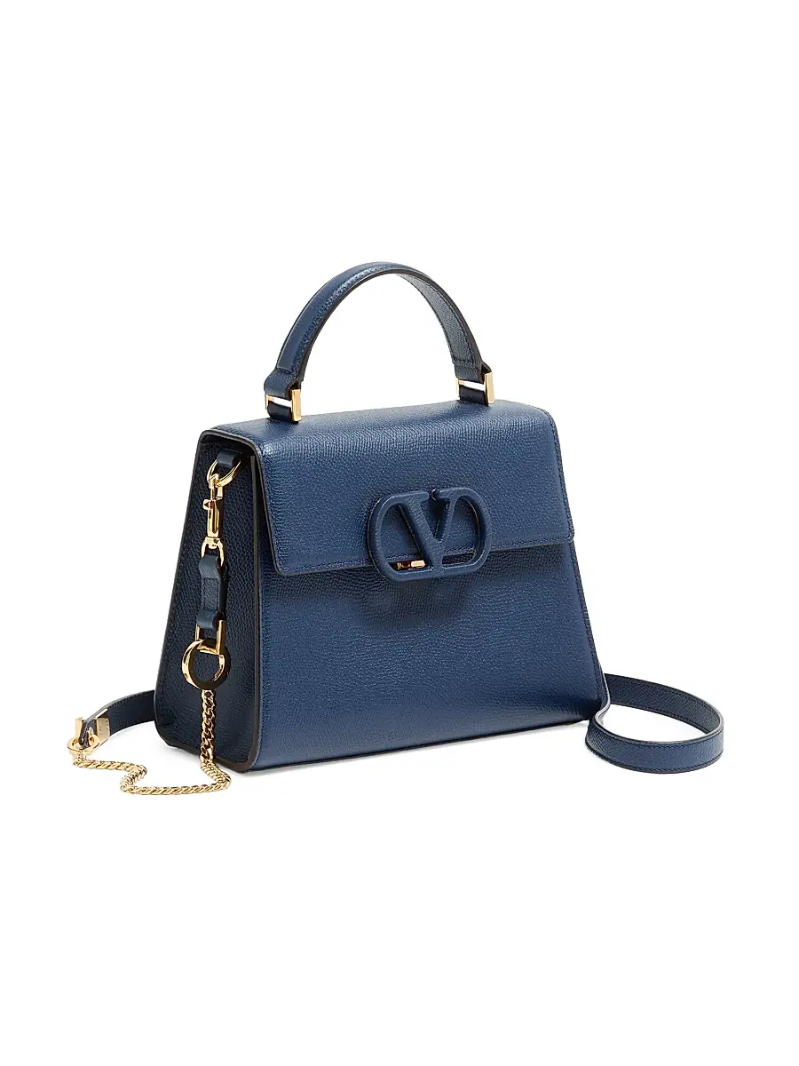 Valentino Women's Small V-Sling Grainy Calfskin Handbag | Thumbnail 2 Valentino Women's Small V-Sling Grainy Calfskin Handbag | Thumbnail 2