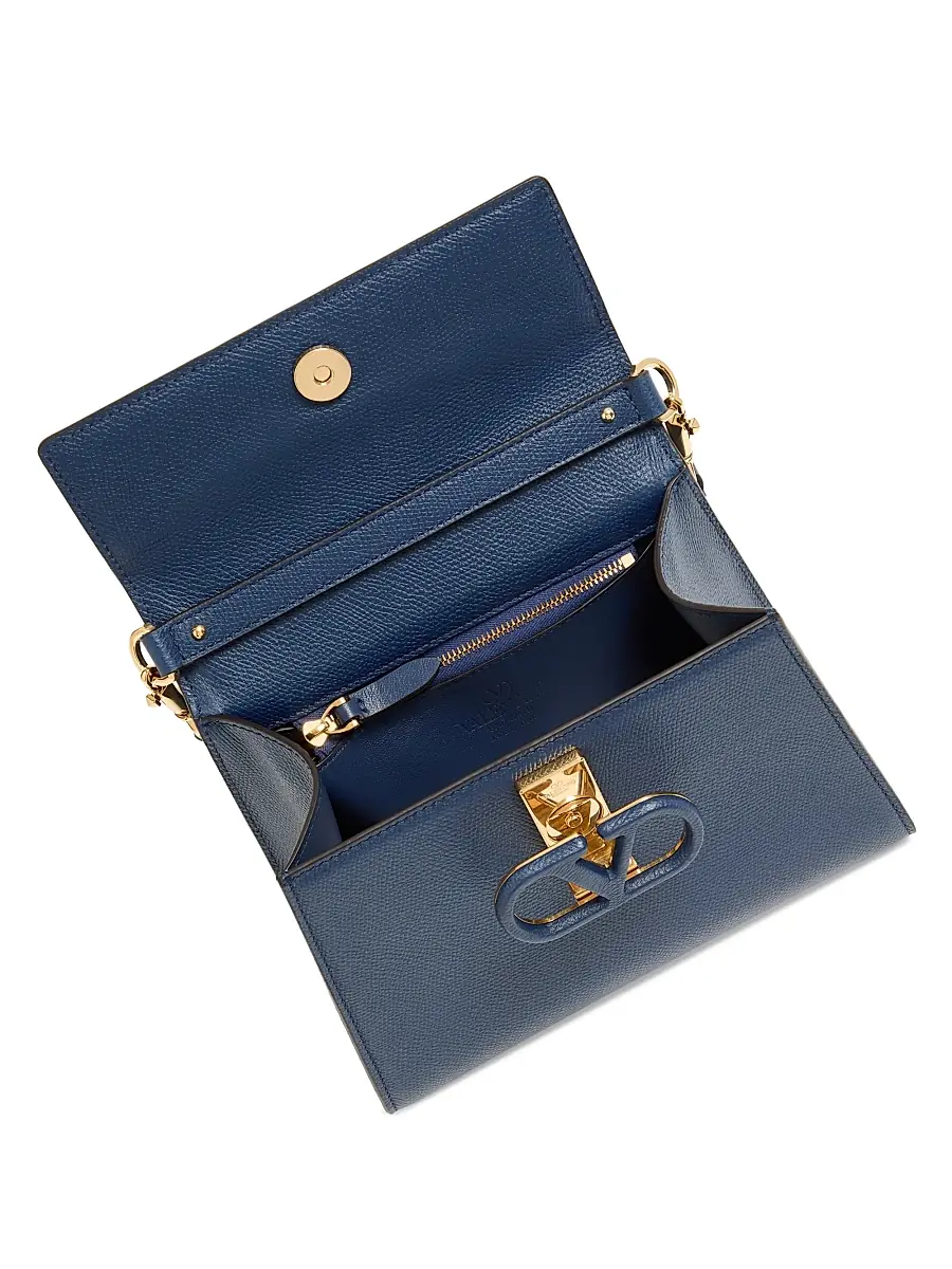 Valentino Women's Small V-Sling Grainy Calfskin Handbag | Thumbnail 5 Valentino Women's Small V-Sling Grainy Calfskin Handbag | Thumbnail 5