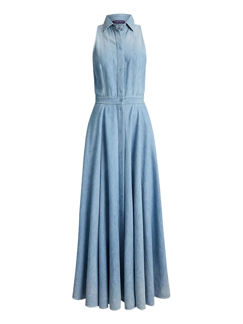 Ralph Lauren Collection Peyten Cotton Denim Day Dress