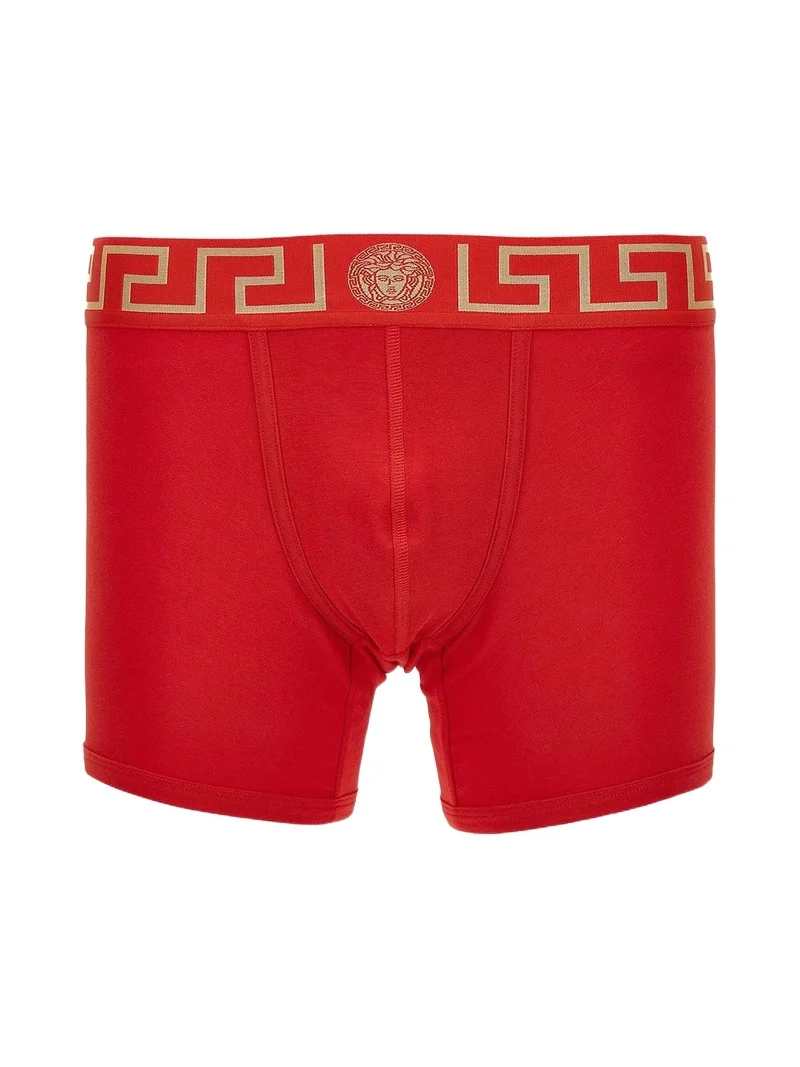 Versace Men's Medusa Key Jersey Boxer Brief