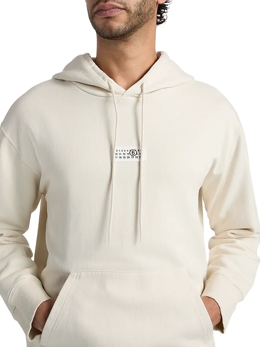MM6 MAISON MARGIELA Men's Numeric Cotton Hoodie | Thumbnail 6 MM6 MAISON MARGIELA Men's Numeric Cotton Hoodie | Thumbnail 6