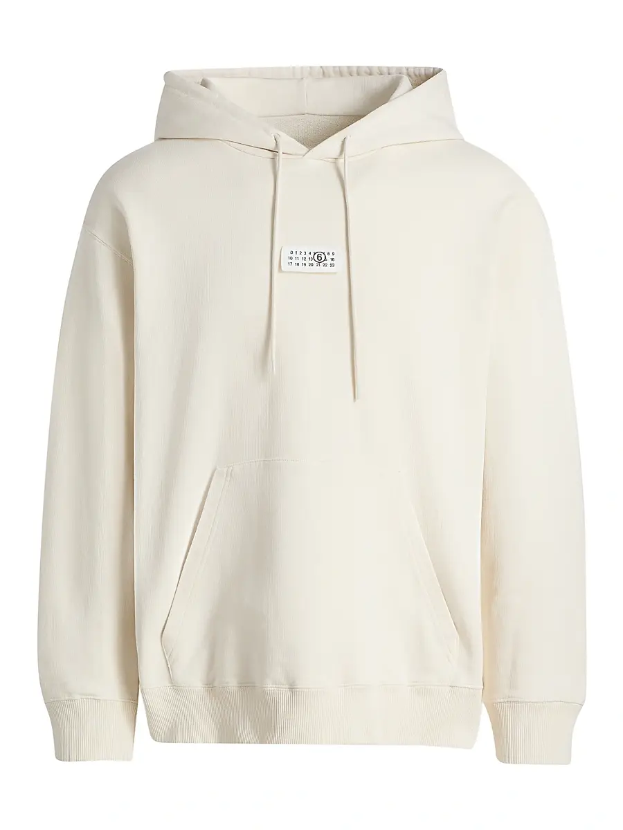 MM6 MAISON MARGIELA Men's Numeric Cotton Hoodie | Image 1 MM6 MAISON MARGIELA Men's Numeric Cotton Hoodie | Image 1