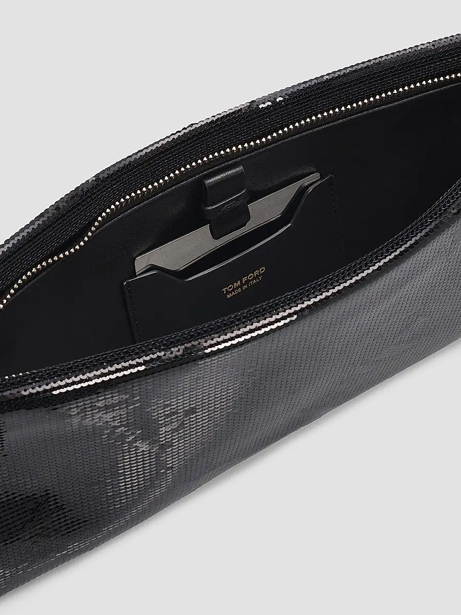 Tom Ford Women's Aura Sequin Embroidery Clutch | Thumbnail 3
